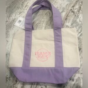 Trader Joe’s Mini Canvas Pastel Tote